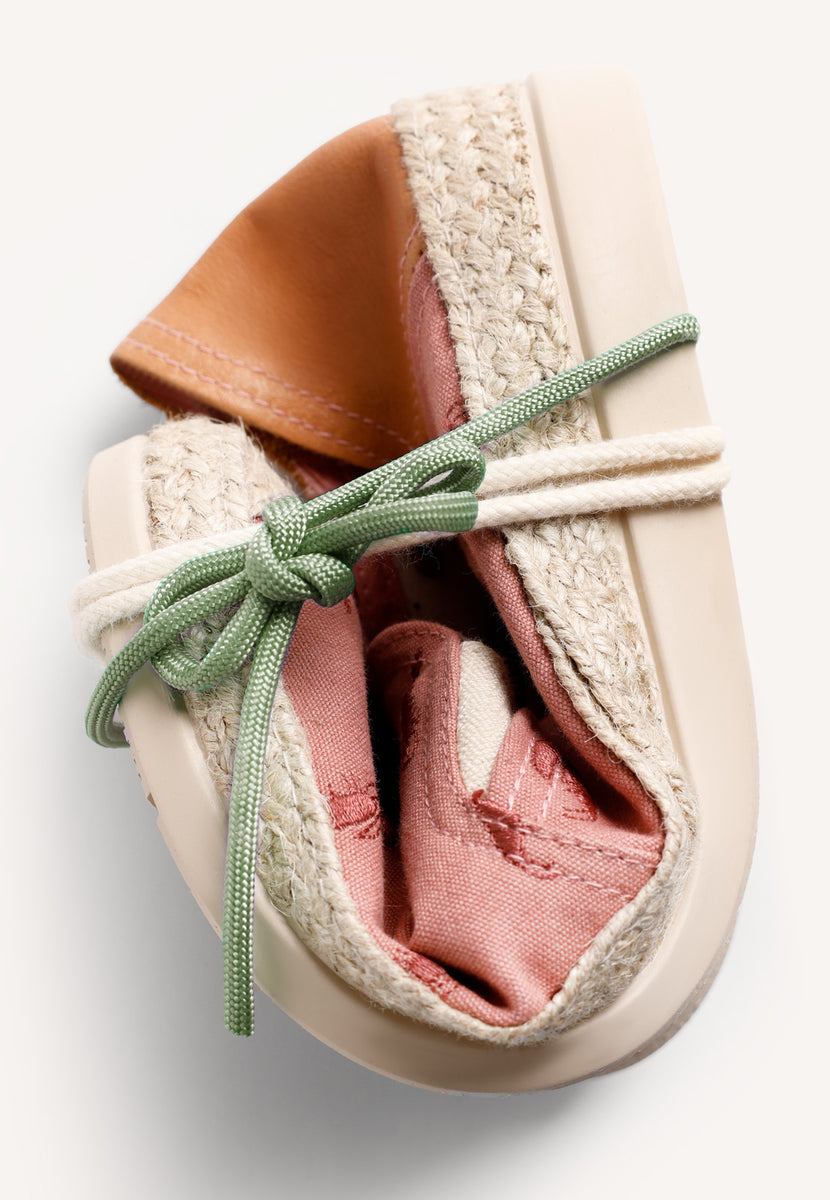 TERRACOTA ESPADRILLES FISH PATTERN