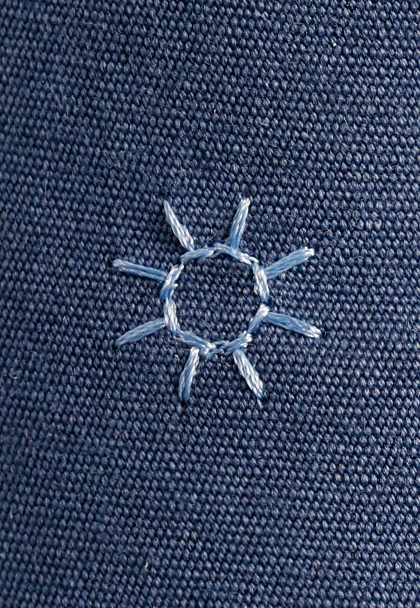 BLUE ESPADRILLES SUN PATTERN