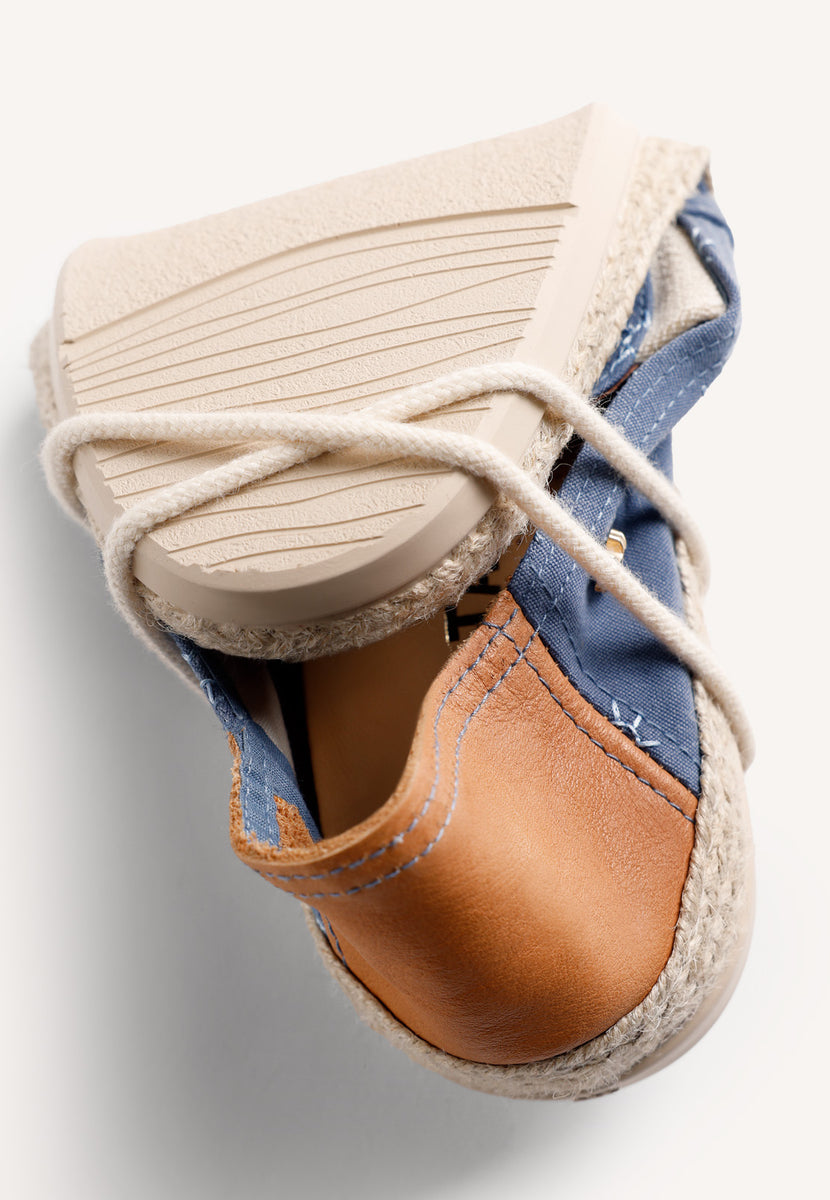 BLUE ESPADRILLES SUN PATTERN