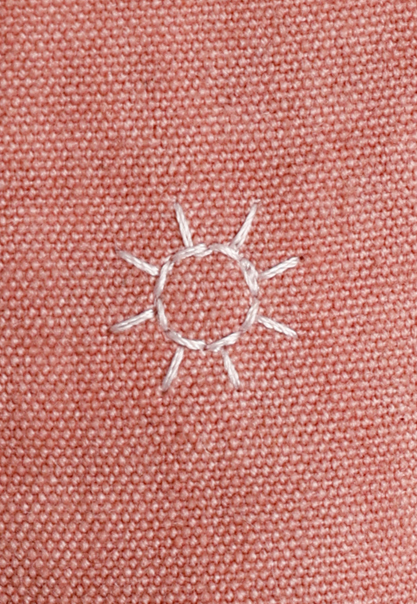 TERRACOTA ESPADRILLES SUN PATTERN