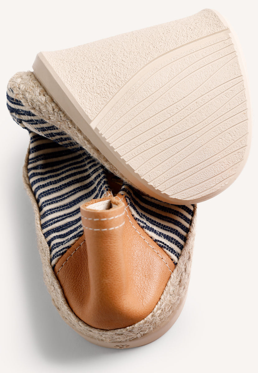 BLUE STRIPED ESPADRILLES