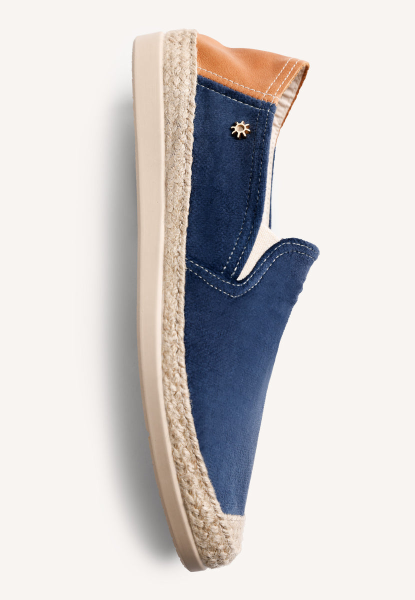 BLUE VELVET ESPADRILLES