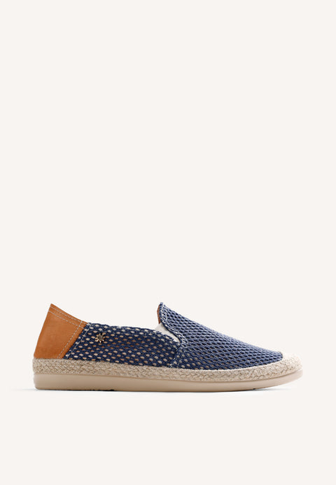 ALPARGATAS AZULES REJILLA