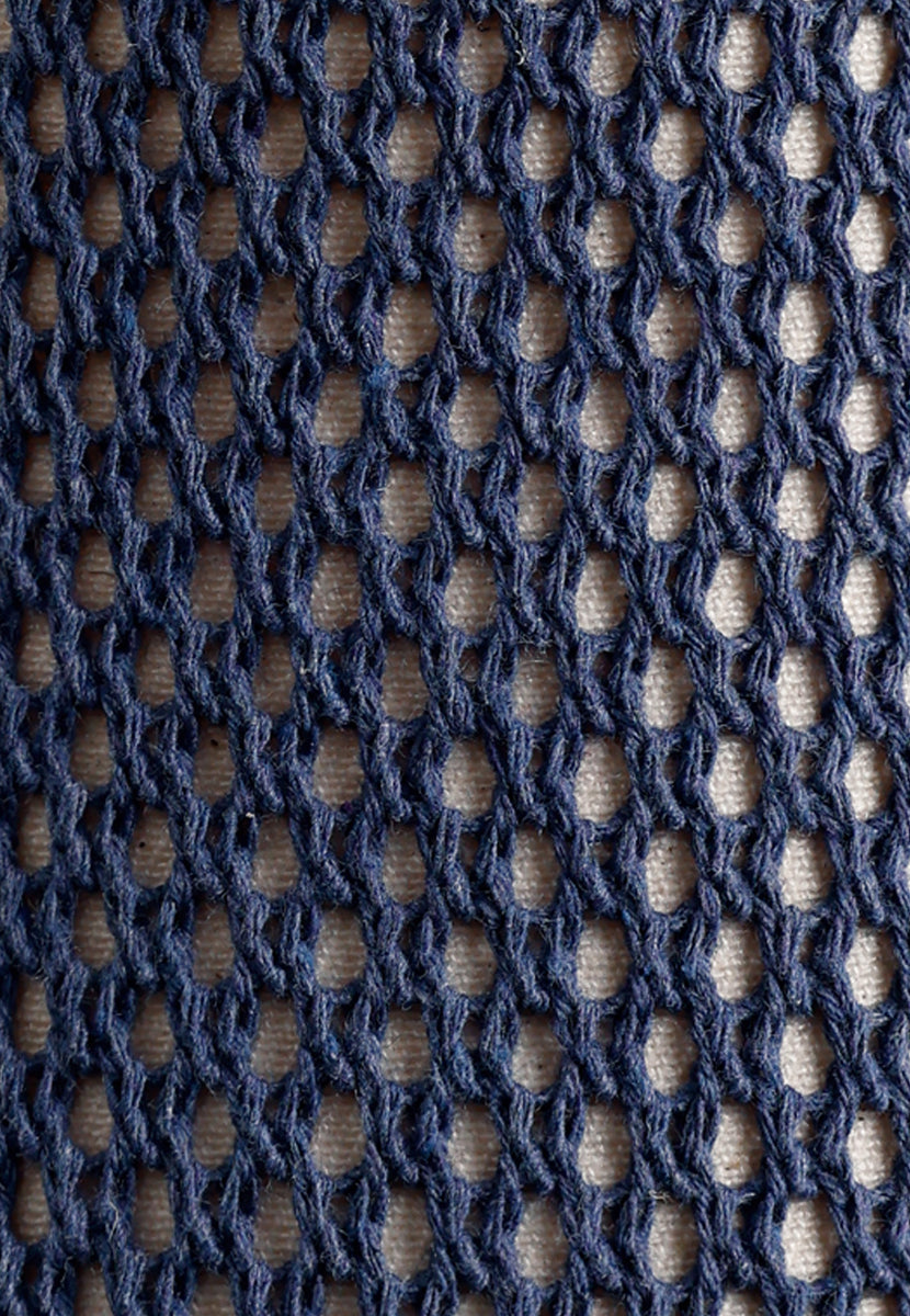 BLUE MESH ESPADRILLES