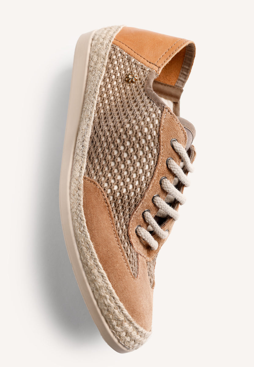 KHAKI MESH SNEAKERS