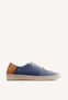 BLUE LEATHER SNEAKERS