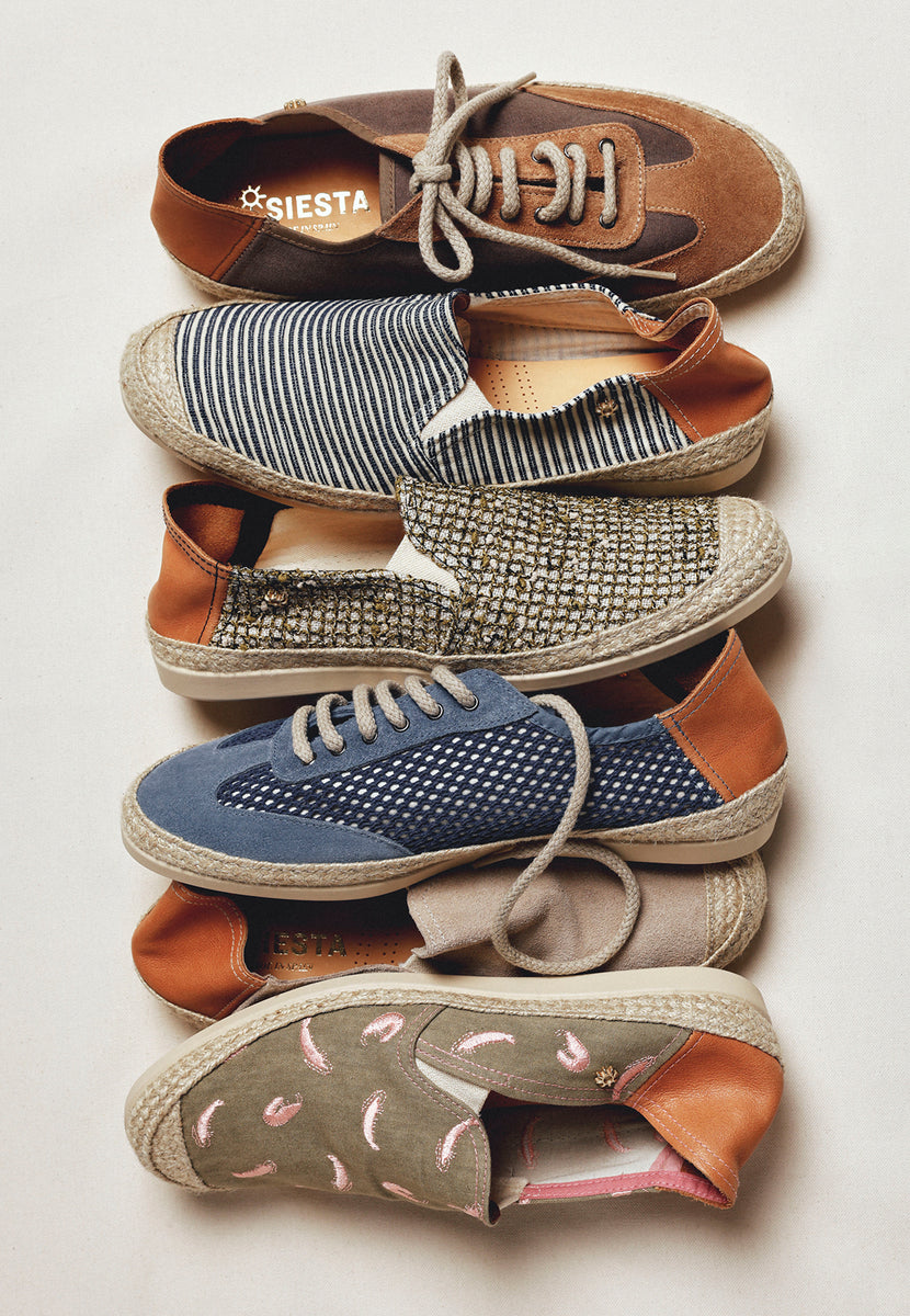 BEIGE LEATHER ESPADRILLES