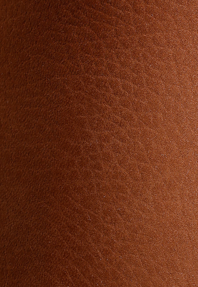 BROWN LEATHER ESPADRILLES